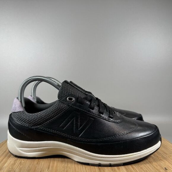 S New Balance 980 Womens 7.5 D WW980BK Black Running Shoes Lace Up Low Top NEW - Picture 1 of 8